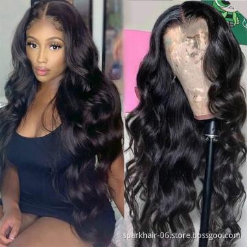 Wholesale Brazilian Hair HD Lace Front Wig,Virgin Cuticle Aligned Human Hair Full Lace Wig,13x6 Lace Frontal Wig For Black Women